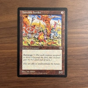 Horrible Hordes VLP Mirage 1996 Magic the Gathering Card MTG TCG - Picture 1 of 2