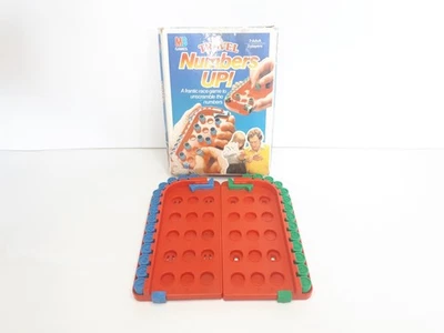 Vintage MB Games Travel Numbers Up Board Game 1984 Retro Kids Game Missing Piece - Image 1 of 4