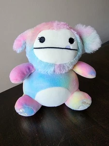 Squishmallows Squeezemallows 7” Zaylee Rainbow Bigfoot plush - Picture 1 of 9