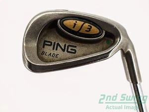 Ping i3 Blade Single Iron Pitching Wedge PW Steel Stiff Right Green Dot 36.25in - Picture 1 of 8