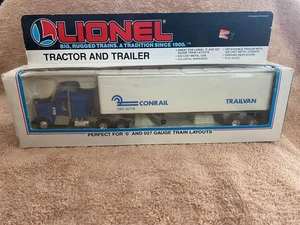 Lionel O Gauge Vintage 1990 Tractor & Trailer Conrail Trail-Van #6-12778 - Picture 1 of 14