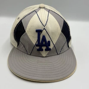 Gorra ajustada Argyle de los Dodgers de Los Ángeles gris azul New Era MLB talla 6 7/8 - Imagen 1 de 10