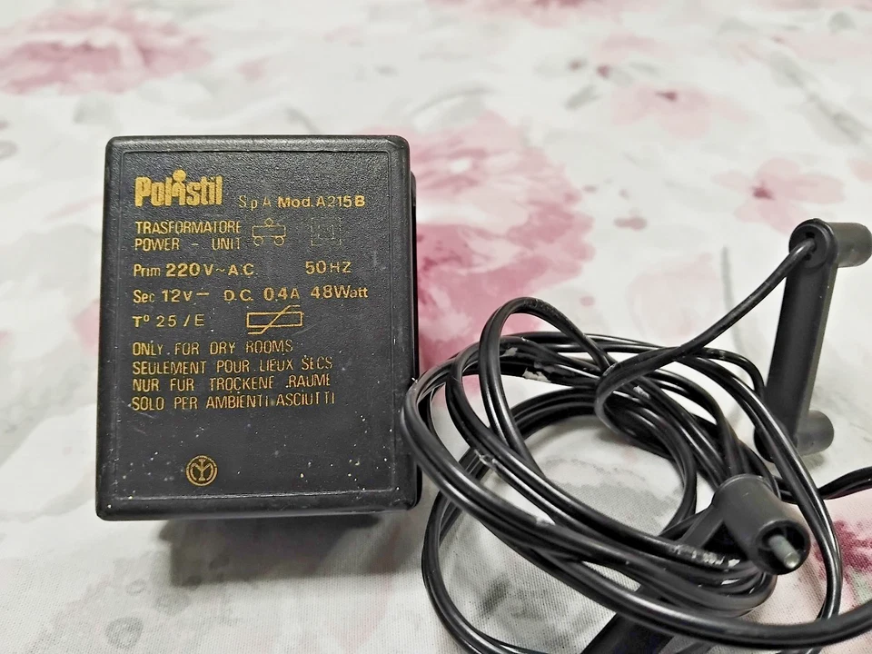 TRASFORMATORE A215 B POLISTIL POLICAR  220/12 V. 0,4 A 4,8 Watt PISTA 1/32 - Immagine 1 di 1