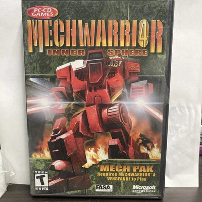 Mech Warrior 4 "Inner Sphere Mech Pak" - PC CD Windows LN W/Key Very Rare MS - Image 1 of 4