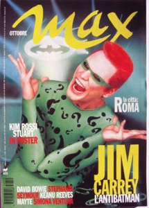 Max-'95-JIM CARREY,Kim Rossi Stuart,Keanu Reeves,David Bowie,Stephanie Seymour - Picture 1 of 1