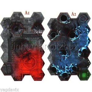 BaC01 PLATEAU A (A1 RECTO - A2 VERSO) WARHAMMER 40000 BITZ W40K HORUS HERESY BaC - Picture 1 of 1