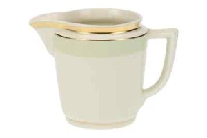 Royal Copenhagen - Unnamed - Pastel Green & Gold - Cream Jug - 258303G - Picture 1 of 4