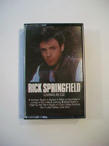 1983 RICK SPRINGFIELD LIVING IN OZ CASSETTE TAPE, TESTED - Picture 1 of 4