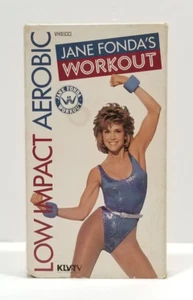 Jane Fondas Low Impact Aerobic Workout (VHS, 1986) TESTED WORKS - Picture 1 of 10