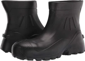 BOTAS DE TRABAJO PROTECTORAS NEGRAS IMPERMEABLES Caza Pesca Agricultura Barro Punta de Seguridad NEGRAS - Imagen 1 de 9