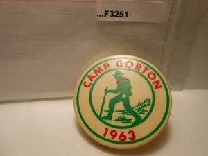 CAMP GORTON 1963 NECKERCHIEF SLIDE F3251 - Picture 1 of 1