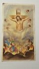 Santino Holy Card Cristo Crocifisso Laude Ai Morti Ar Z/31 (Eg66) ^