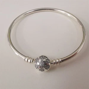 momentos brazalete plata pandora único copo de nieve - Imagen 1 de 4