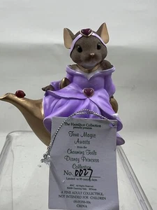 RARE Charming Tails Disney Princess Jasmin True Magic Awaits Figurine New - Picture 1 of 6