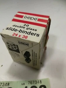 Box of vintage general Slide Mounts 2mm with Glasses 24X 36 Gepe 6001 - Picture 1 of 6