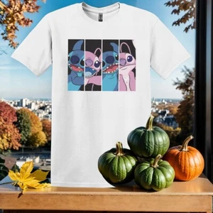Lilo And Stitch Boxed T-shirt Kids Hoodie Men Women Unisex Tshirt SX169 - Picture 1 of 6