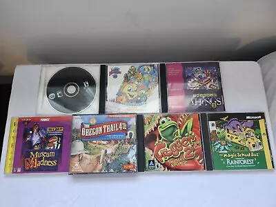 7 PC CD Rom Games Including Frogger 2 Swampys Revenge, Oregon Trail 4, Freddi 3 - Image 1 of 3