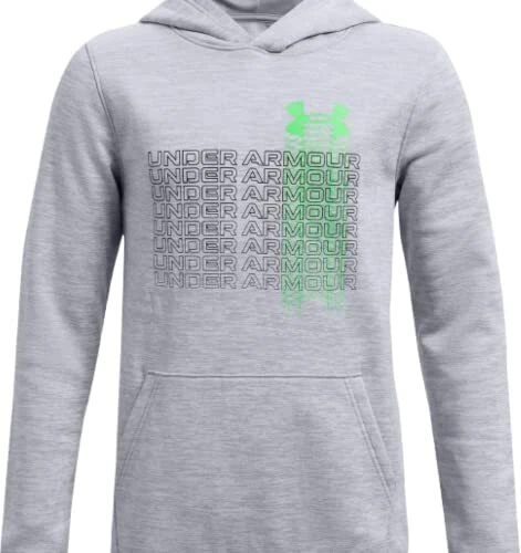Moletom com capuz Under Armour masculino armadura repetição de lã cinza X-Grande 1366750-011 - Imagem 1 de 2