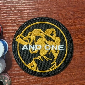 And One Band Patch German New Wave Synth Pop Goth EDM Embroidered Iron On 3" - Picture 1 of 3