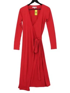 Ines De La Fressange X Uniqlo Women's Maxi Dress XS Red Polyester - Picture 1 of 6
