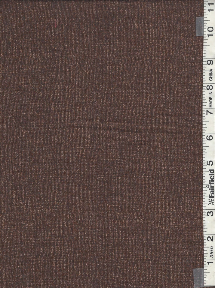 Colchas de chocolate con estampado de algodón aspecto de arpillera por Benartex bty Foto 1 de 1