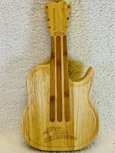 RARE Kraft Great American Bacon Cheeseburger Guitar Shaped Charcuterie Board - Bild 1 von 9