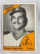 1977 Evansville Triplets-TCMA Minor League Baseball Card#261-George Cappuzzello