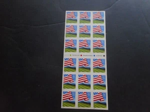 Scott 2919, 32 cent, Flag Over Field, Pane of 18 - Picture 1 of 1