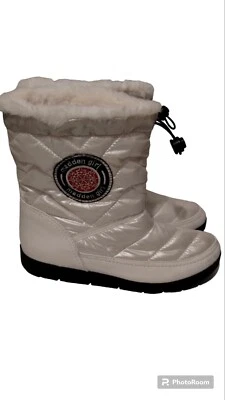 Botas Madden Girl Invierno Blanco ICICLE Puffer, Piel Sintética en el Interior, Talla... Foto 1 de 4