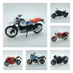 Bburago CYCLE 1:18 Motorradmodelle - Auswahl BMW Ducati Honda Triumph - Diecast - Picture 1 of 42