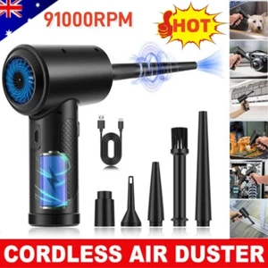 51000PA Handheld Car Cordless Vacuum Cleaner 8 In 1 Home Dust Blower Air Duster - Picture 1 of 18