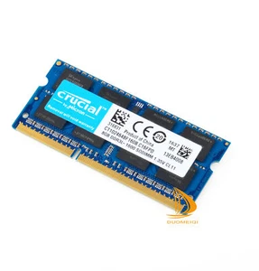 Crucial 8GB 2Rx8 PC3L-12800S DDR3L-1600Mhz 1.35V Intel SODIMM Laptop Memory RAM- - Picture 1 of 3
