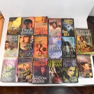 Christine Feehan Lot of 17 Books Paranormal Romance 2000-2017 16 Paperback, 1 HC - Picture 1 of 10