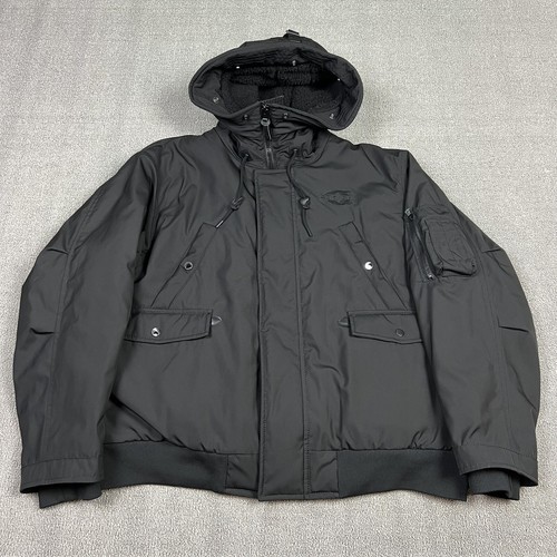 Coach Giacca Tampone Parka Corto Da Uomo 2XL CE337 Cappotto Inverno Foderato Pile Cerniera Intera