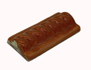 12 Braid Trim Tiles  Mexican Rope Trims Ceramic Moldings Tiles Terracotta - Picture 1 of 2