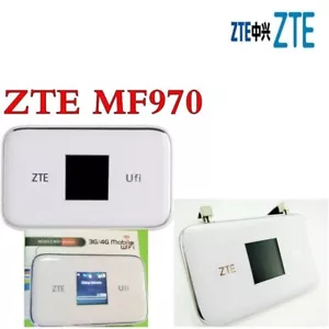 ZTE MF970 Pocket WiFi 4G LTE Mobile Hotspot Dongle With 2pcs Antenna Unlocked - Picture 1 of 6