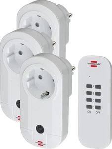 Brennenstuhl wireless switch set RC CE1 4001 4-way wireless socket set *NEW & OV - Bild 1 von 3