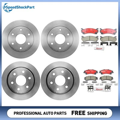 前后盘式制动垫套装盘式制动转子适合 2000 - 2001 雪佛兰 Tahoe — 第 1/4 张图片