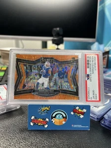 2024 Select Keon Coleman Field Level Neon Orange Pulsar RC Auto 4/7 PSA 10 - Bild 1 von 3