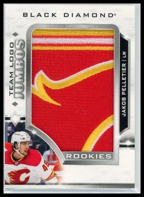 Jakob Pelletier - 2023-24 UD Black Diamond RC Team Logo Jumbo Patches #RTL-JP - Image 1 of 2