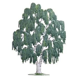WILHELM SCHWEIZER GERMAN ZINNFIGUREN Summer Weeping Willow Tree (4.5" x 6") - Picture 1 of 1