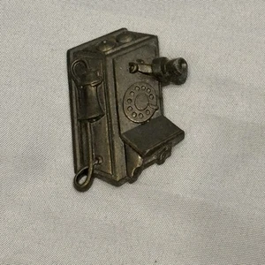 Vintage Acme Metal Antique Style Phone Magnet Bronze Colored - Picture 1 of 4