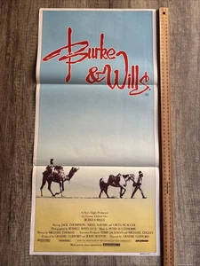 VINTAGE MOVIE POSTER: BURKE & WILLS (Original 1985 Daybill) Jack Thompson - Picture 1 of 1