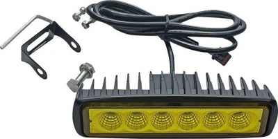 Custom Dynamics High Power LED Driving Light Bar - Yellow Motorcycle LB-HP-Y-2 - Image 1 of 3