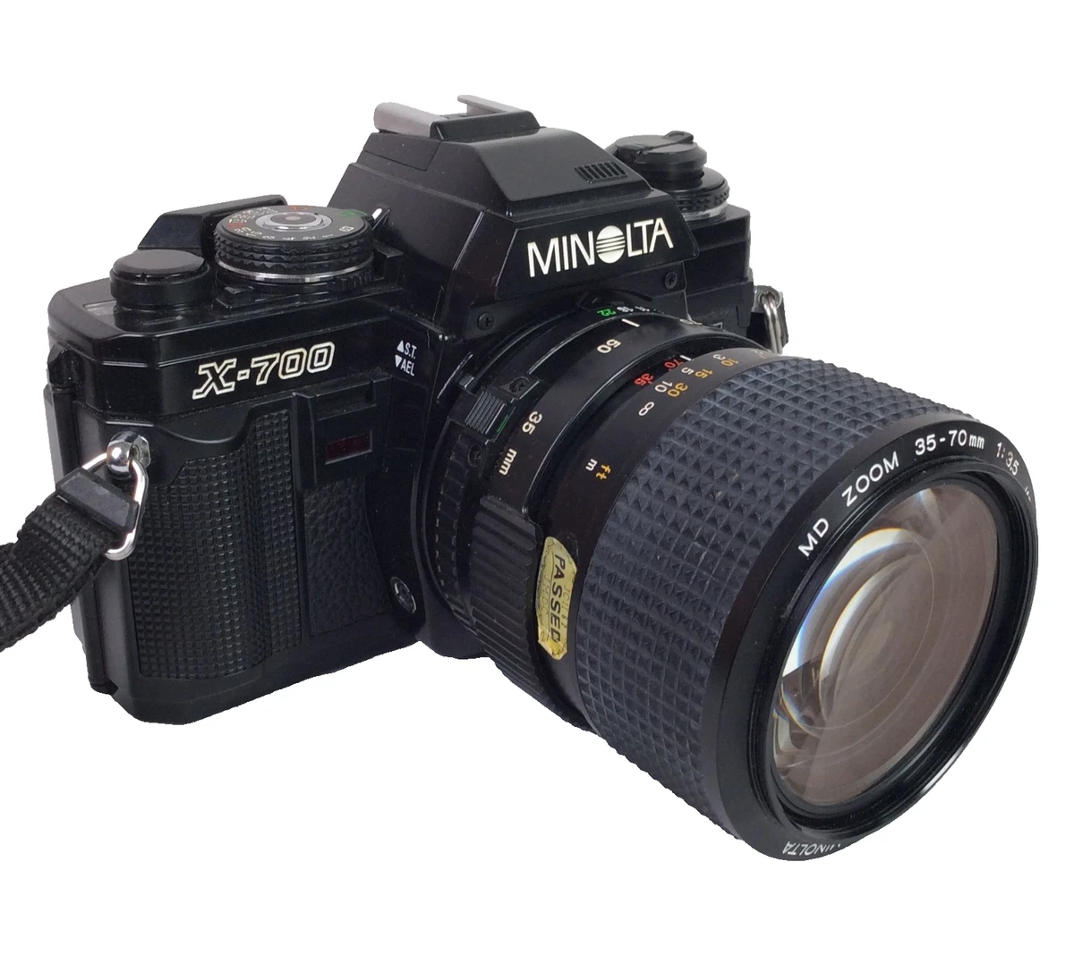 ミノルタ　x７００　50mm/35-70mm Minolta X-700 35mm Film SLR with Minolta MD 50mm 1:2 Manual Focus