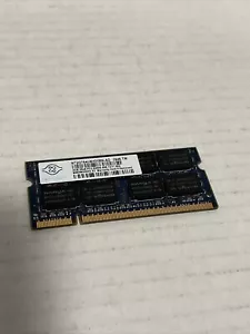 NANYA NT2GT64U8HD0BN-AD 2GB 2Rx8 PC2-6400S 800MHz DDR2 Laptop Ram Memory SO-DIMM - Picture 1 of 2