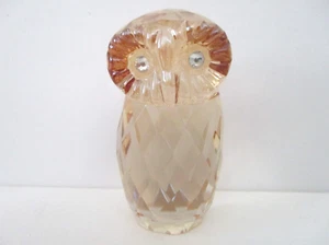 Estatuilla pisapapeles Simon Designs ámbar brillante búho nueva - Imagen 1 de 4