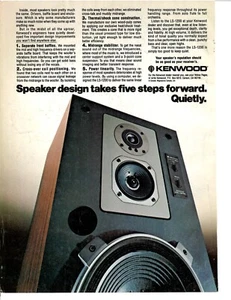 Vintage Kenwood LS1200 Speaker ad - High Fidelity 10/1979 - Picture 1 of 1