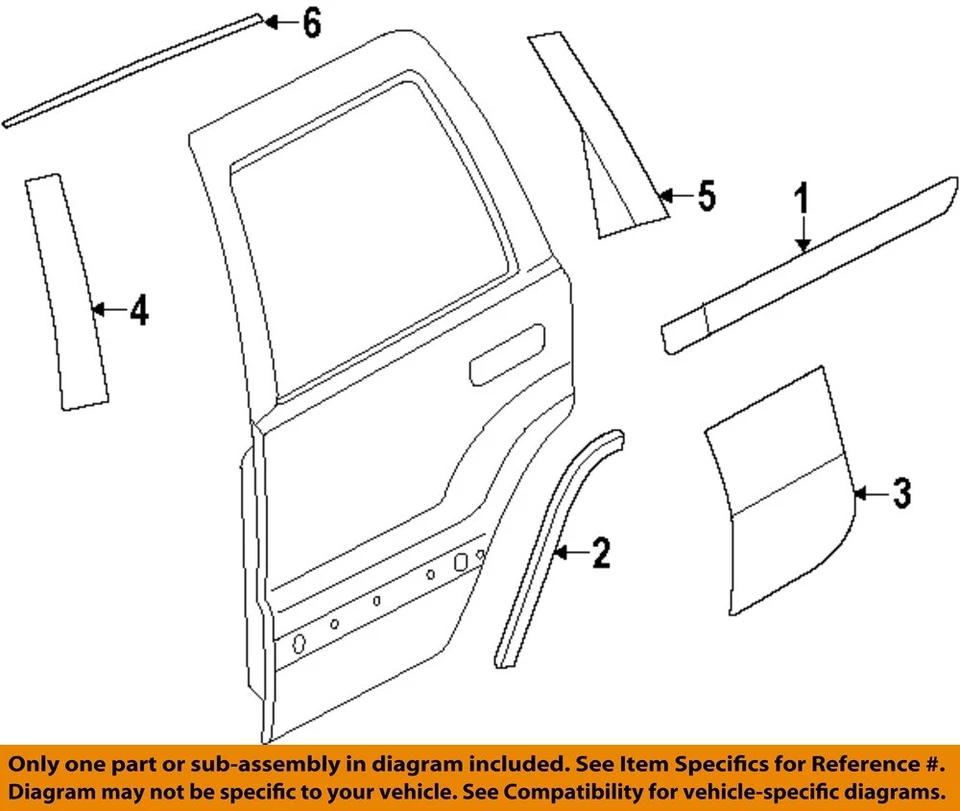 CHRYSLER OEM 11-22 Grand Cherokee WK Exterior Trim-Flare Extendn 1MP37RXFAE Foto 1 de 1