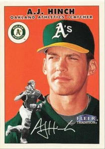 2000 Fleer Tradition A.J. Hinch Oakland Athletics #421 - Picture 1 of 2